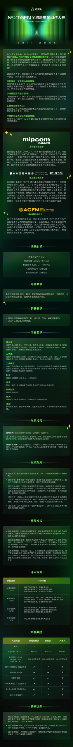 2025 可灵AI首届 NEXTGEN 全球新影像创作大赛-CNYISAI艺赛 | 翕然艺术