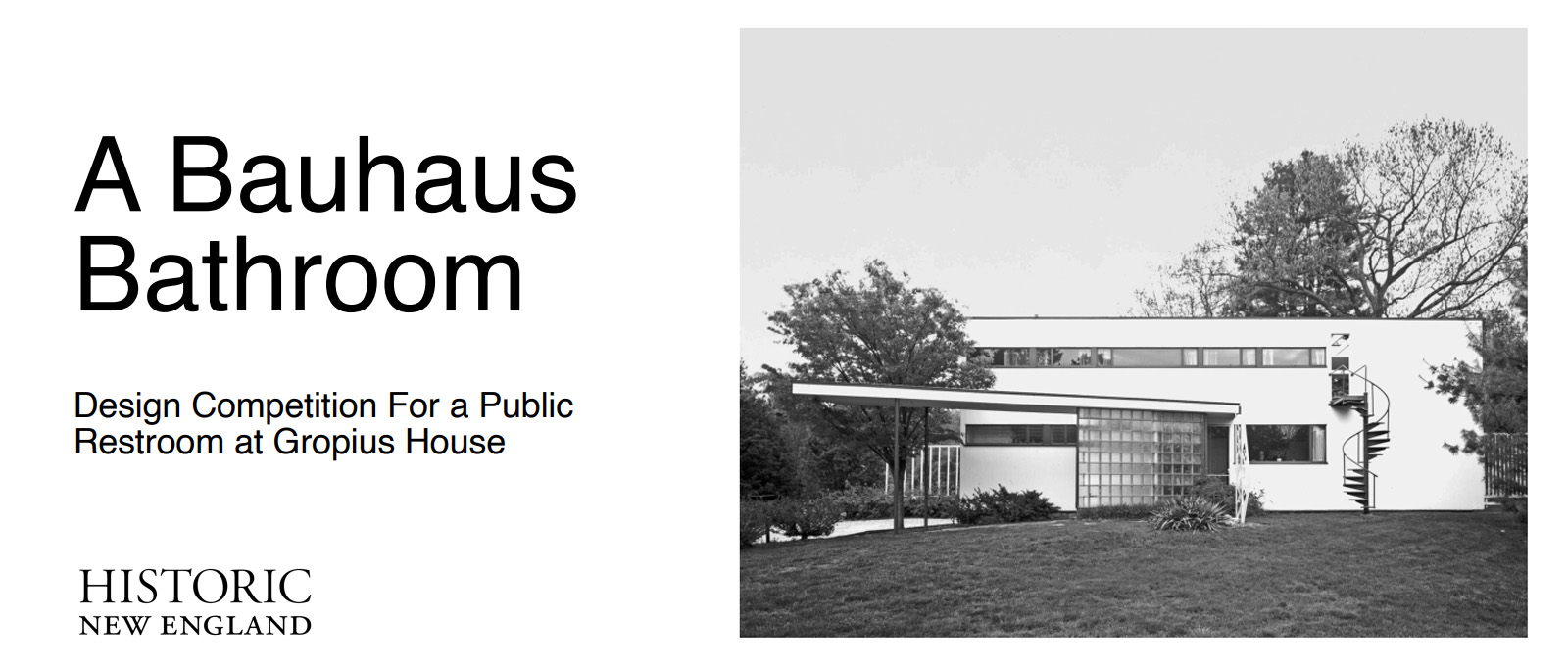 包豪斯风格厕所——格罗皮乌斯故居公共卫生间设计竞赛-CNYISAI艺赛 | 翕然艺术