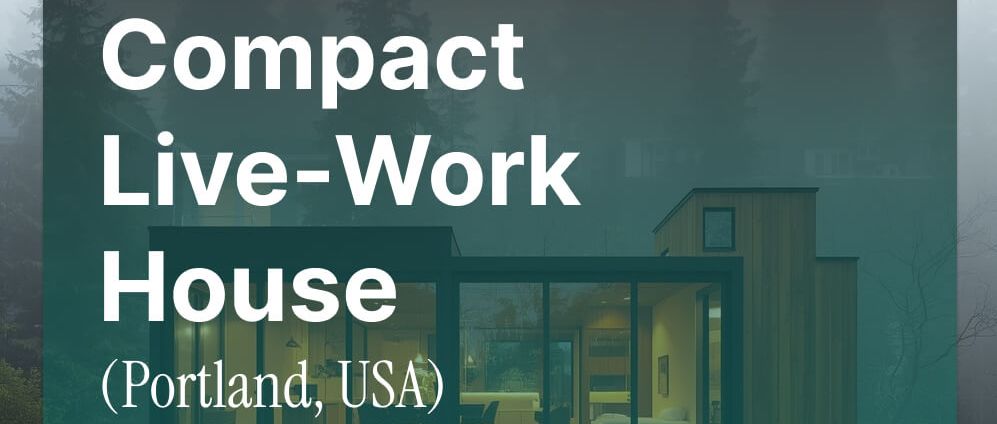 Compact Live-Work House (Portland, USA)-CNYISAI艺赛 | 翕然艺术